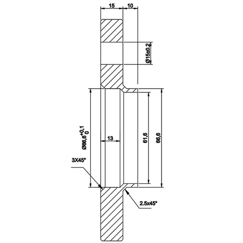 DAI | Wheel Spacer 15mm / 66.6mm / 5x112 (Sold individually)