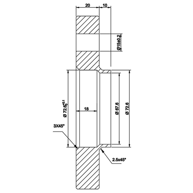 DAI | Wheel Spacer 20mm / 72.6mm / 5x120 (Sold individually)