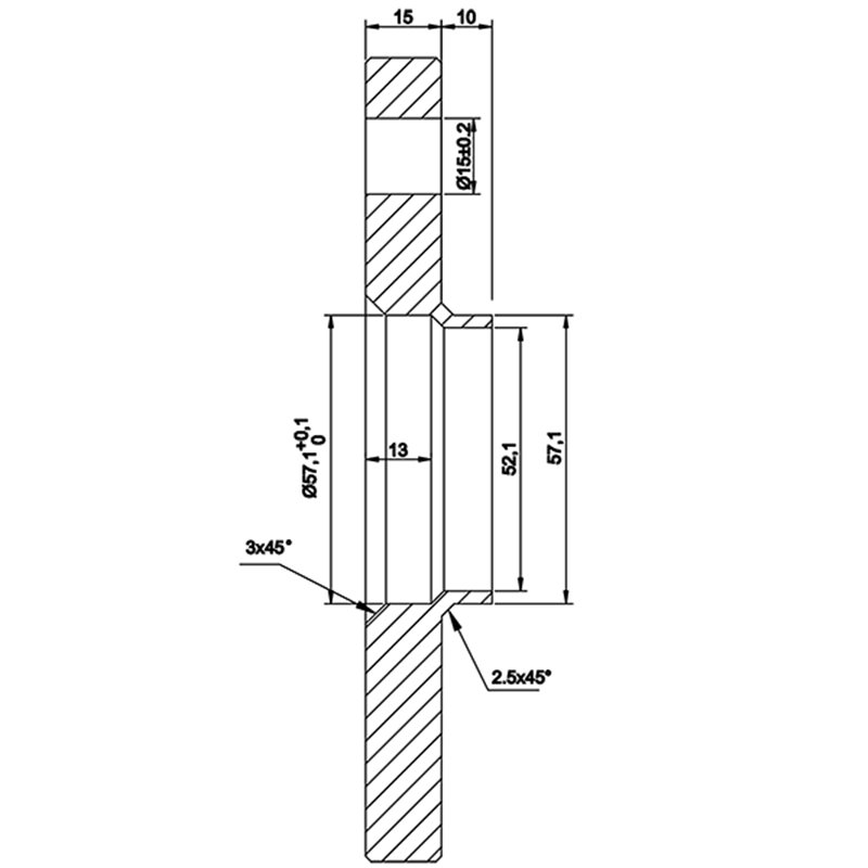 DAI | Wheel Spacer 15mm / 57.1mm / 5x100-5x112 (Sold individually)