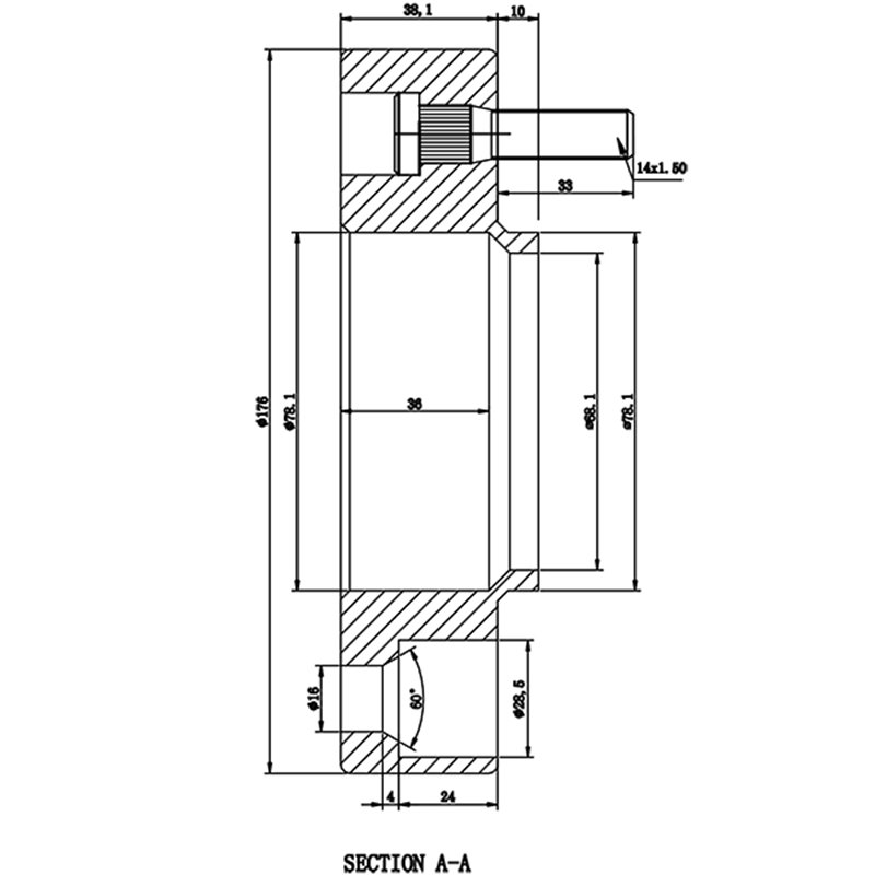 DAI | Wheel Spacer 1.5" / 78.1mm / 6x139.7 / 14x1.5 (Sold as a pair)