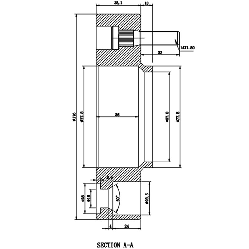 DAI | Wheel Spacer 1.5" / 77.8mm / 5x139.7 / 14x1.5 (Sold as a pair)