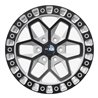 RTX | Zion 17x9.0 ET-15 - Gloss White with Black Spokes