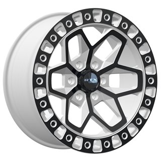 RTX | Zion 17x9.0 ET0 - Gloss White with Black Spokes