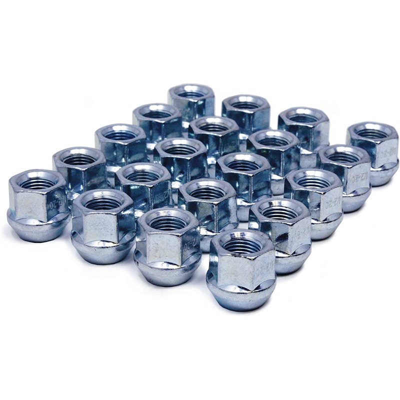 Ceco | (20) Open Bulge Nut 1/2" RH 21mm Height 19mm Hex Zinc