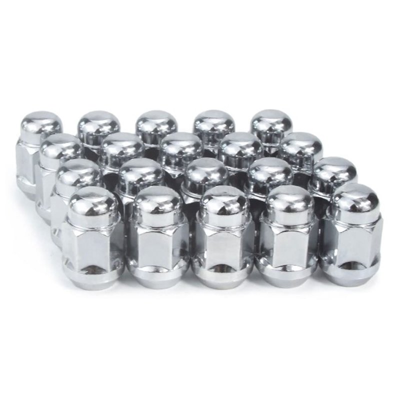 Ceco | (20) Bulge Acorn 2pc 12x1.25 35mm Height 19mm Hex Chrome
