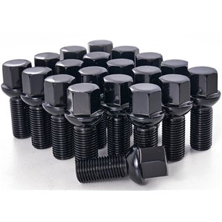 Ceco | (20) Radius Bolt 12x1.5 28mm Thread Length 17mm Hex Black Zinc