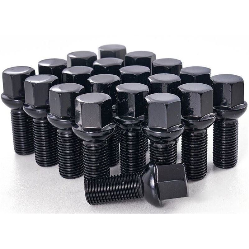 Ceco | (20) Radius Bolt 12x1.5 28mm Thread Length 17mm Hex Black Zinc