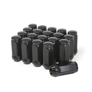 Ceco | (24) Bulge Acorn 9/16" RH 48mm Height 21mm Hex Black Zinc