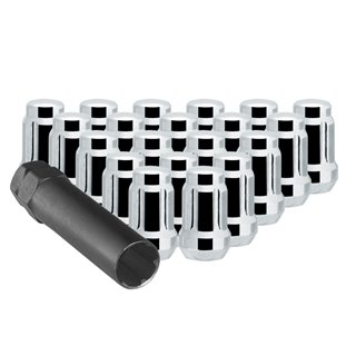 Ceco | (20) Chrome 6 Spline Nut 12x1.50 35mm Height Key CD3800