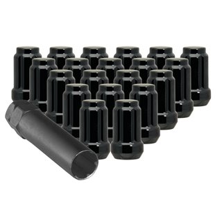 Ceco | (24) Black 6 Spline Nut 12x1.50 35mm Height Key CD3800