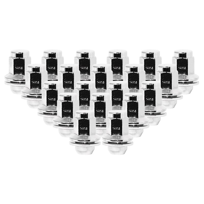 Ceco | (20) Chrome OEM Toyota Shank 14x1.5 1.85" H 22mm Hex