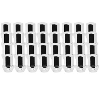 Ceco | (32) CHROME DUP.BULGE ACORN 9/16" 44mm H 22mm HEX (OEM Dodge)