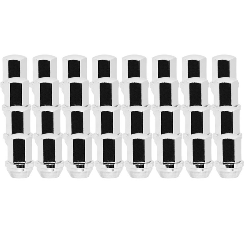 Ceco | (32) CHROME DUP.BULGE ACORN 9/16" 44mm H 22mm HEX (OEM Dodge)