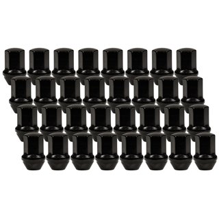 Ceco | (32) Black Zinc DUP.BULGE ACORN 9/16" 44mm H 22mm HEX (OEM Dodge)