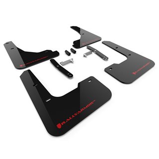 RallyArmor | Black UR Mud Flap Red Logo - Elantra Base 2024