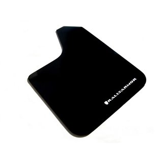RallyArmor | Black Universal Mud Flaps White Logo