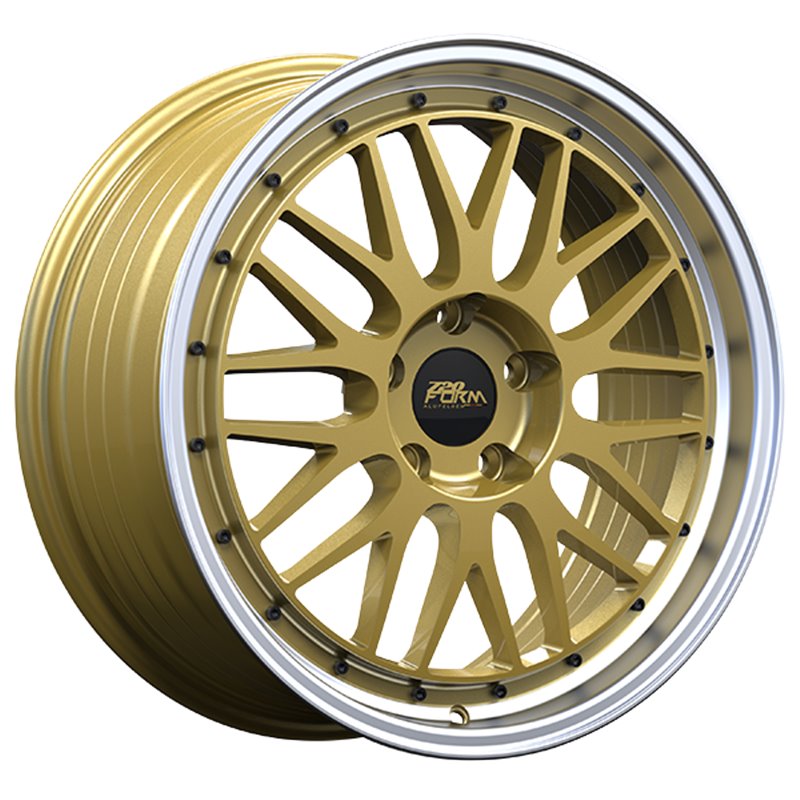 720 Form | FF14 18x8.0 ET35 - Gold - Machined Lip