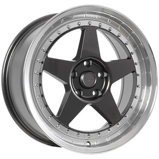 720 Form | FF15 18x8.5 ET35 - Gunmetal - Machined Lip