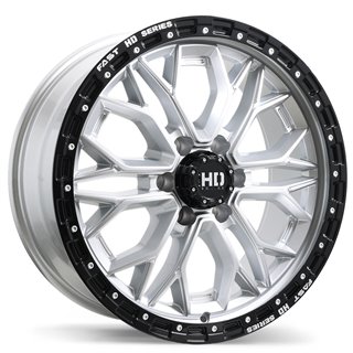 Fast HD | Muramasa 20x9.0 ET30 - Gloss Silver with Black Lip