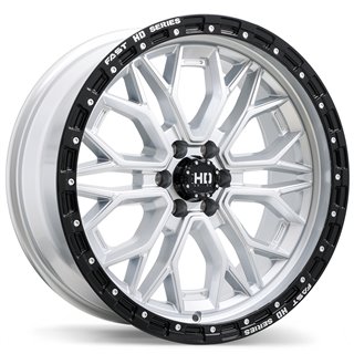 Fast HD | Muramasa 20x9.0 ET0 - Gloss Silver with Black Lip