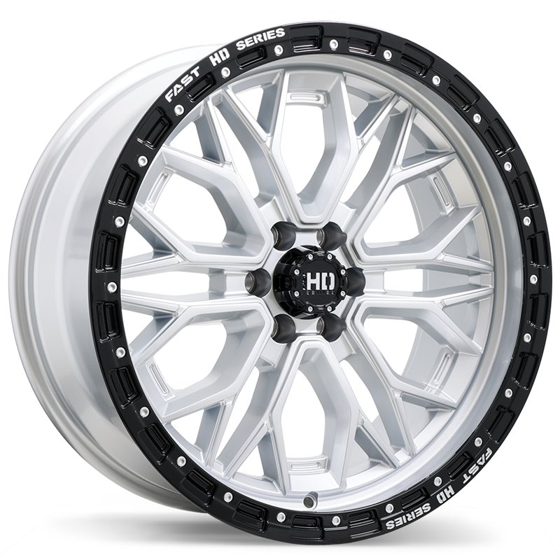 Fast HD | Muramasa 20x9.0 ET0 - Gloss Silver with Black Lip