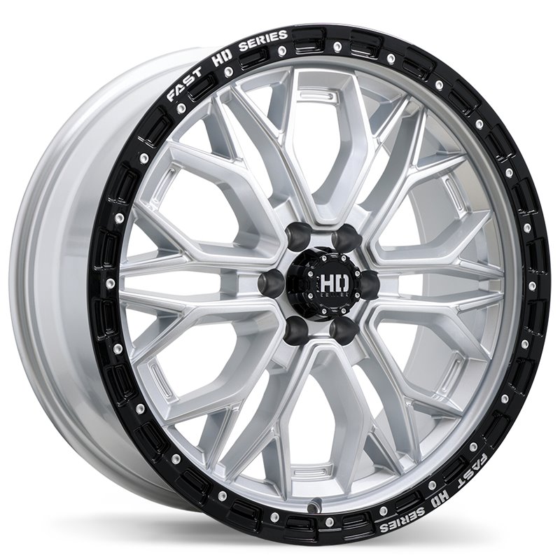 Fast HD | Muramasa 20x9.0 ET30 - Gloss Silver with Black Lip