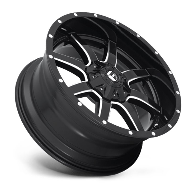 Fuel Off-Road Wheels | Maverick D610 20x10.0 ET-24 - Gloss Black / Milled