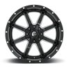 Fuel Off-Road Wheels | Maverick D610 20x10.0 ET-24 - Gloss Black / Milled
