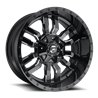Fuel Off-Road Wheels | Sledge D595 20x10.0 ET-18 - Gloss Black / Milled