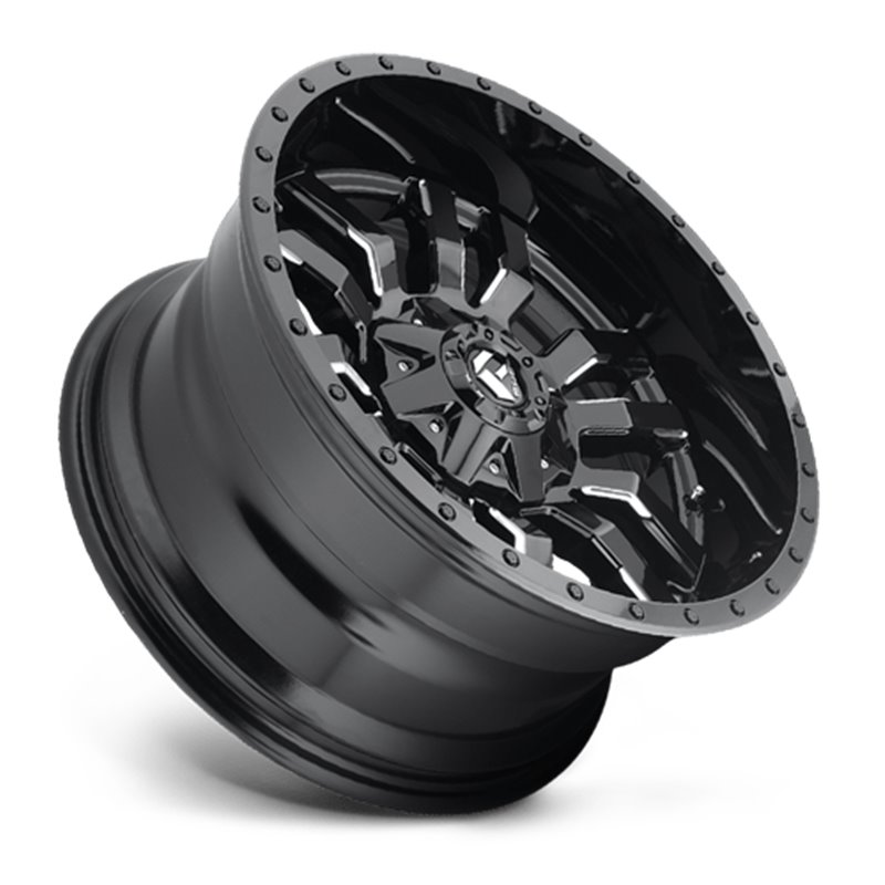 Fuel Off-Road Wheels | Sledge D595 20x10.0 ET-18 - Gloss Black / Milled