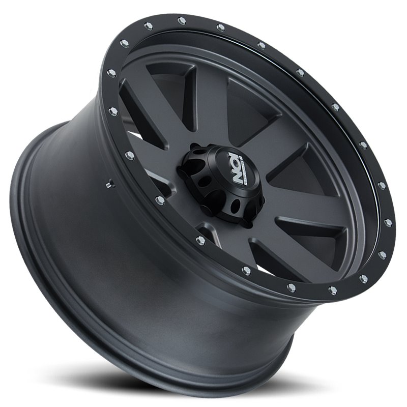 ION Wheels | 134 GY 18x9.0 ET0 - Matte Gunmetal / Black Beadlock