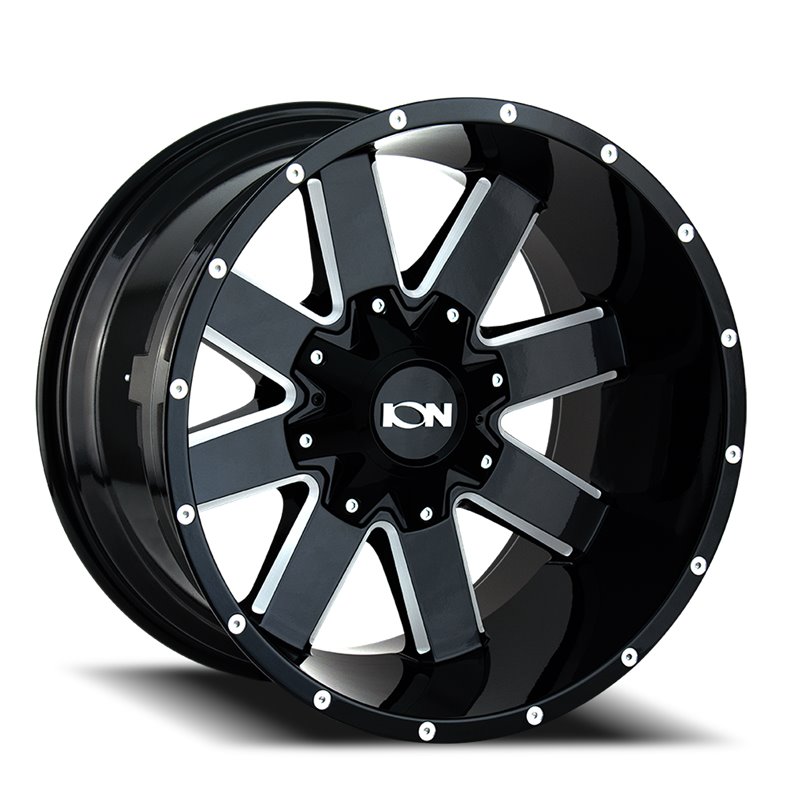 ION Wheels | 141 GB 20x9.0 ET18 - Gloss Black / Milled Spokes