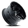 ION Wheels | 141 GB 17x9.0 ET18 - Gloss Black / Milled Spokes