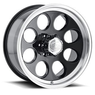 ION Wheels | 171 BK 18x9.0 ET0 - Black / Machined Lip