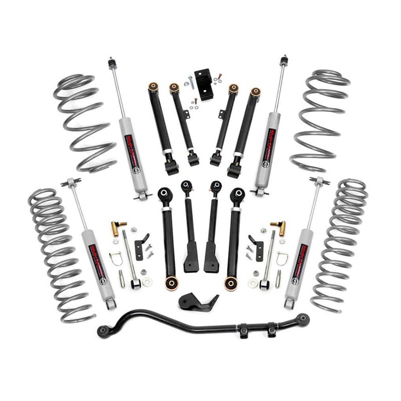 Rough Country | Lift Kit-Suspension w/Shock - Wrangler 4.0L 1997-2006