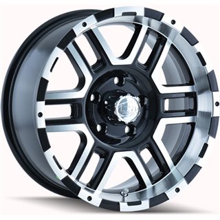 ION Wheels | 179 BK 17x8.0 ET10 - Black / Machined Face