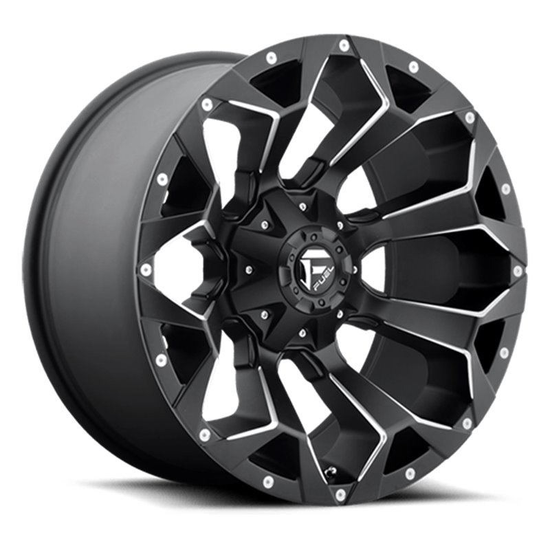 Fuel Off-Road Wheels | Assault D546 20x9.0 ET1 - Matte Black / Milled