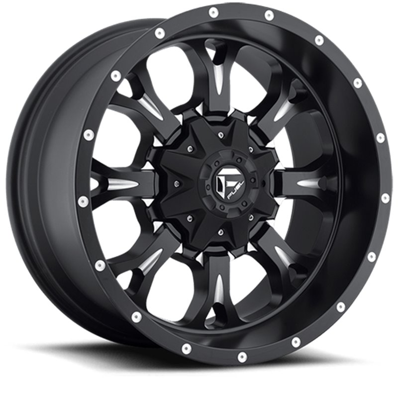 Fuel Off-Road Wheels | Krank D517 17x9.0 ET20 - Matte Black / Milled