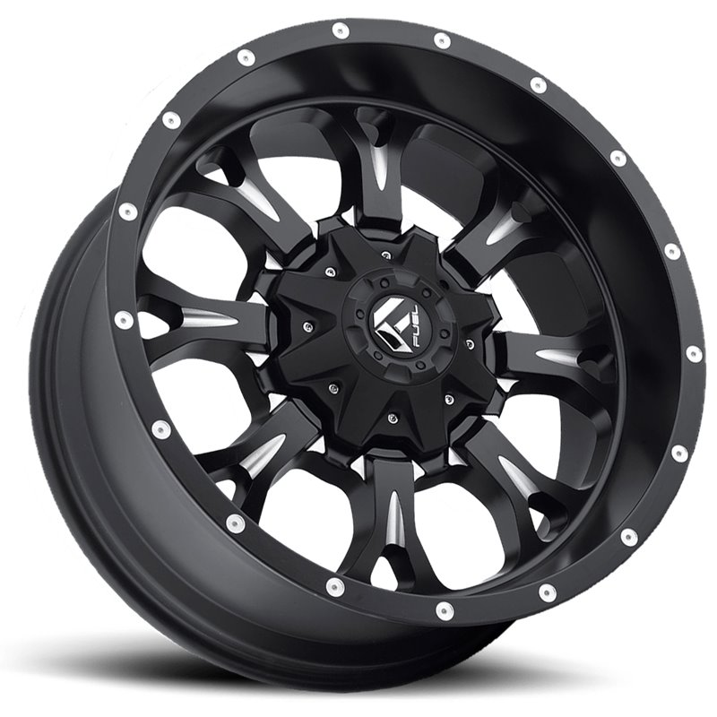 Fuel Off-Road Wheels | Krank D517 17x9.0 ET20 - Matte Black / Milled
