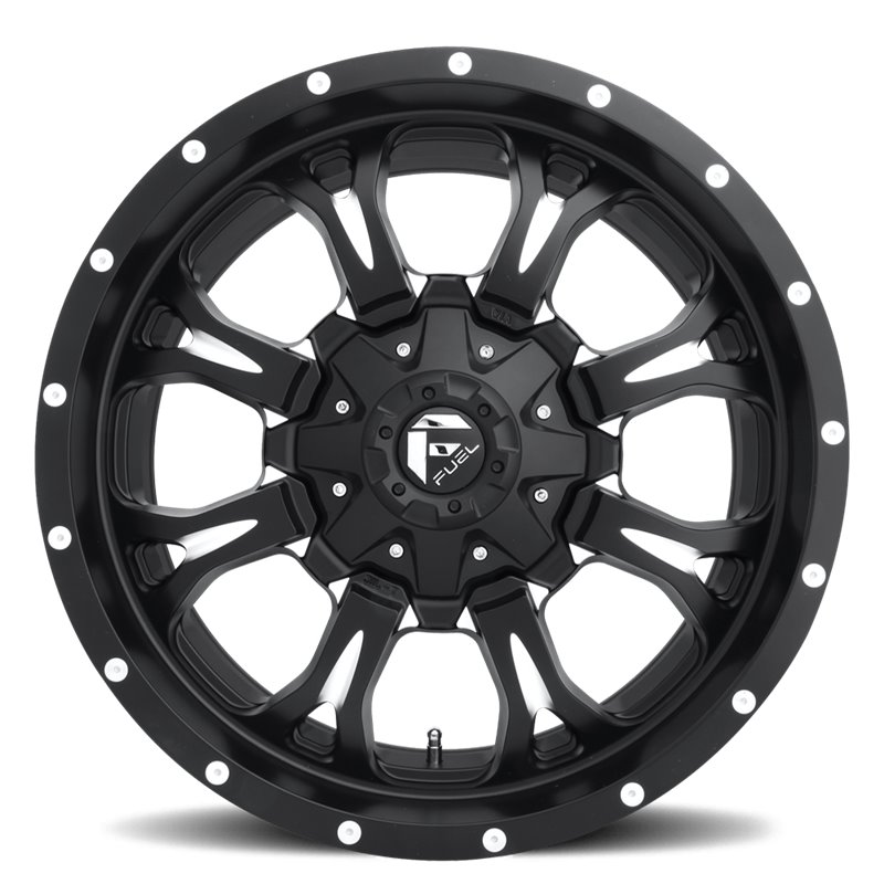 Fuel Off-Road Wheels | Krank D517 17x9.0 ET20 - Matte Black / Milled