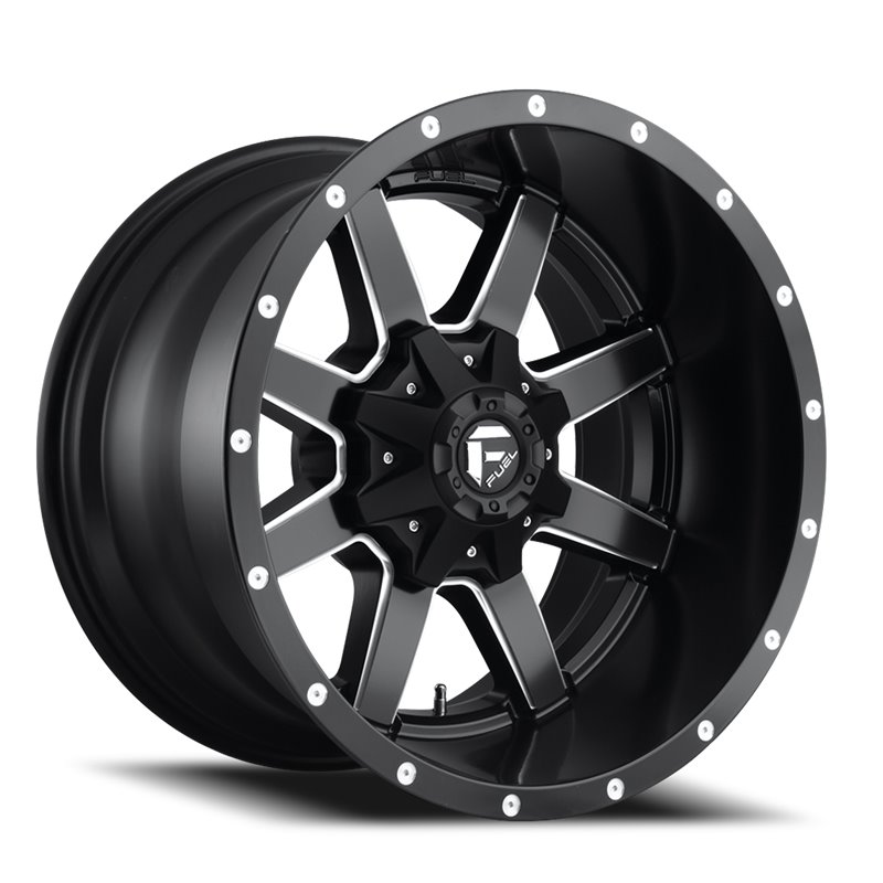 Fuel Off-Road Wheels | Maverick D538 20x10.0 ET-18 - Black / Milled