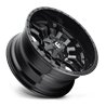 Fuel Off-Road Wheels | Sledge D596 20x10.0 ET-19 - Matte Black / Gloss Black Lip