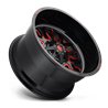 Fuel Off-Road Wheels | Stroke D612 17x9.0 ET-12 - Gloss Red / Milled