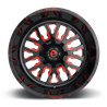 Fuel Off-Road Wheels | Stroke D612 17x9.0 ET-12 - Gloss Red / Milled