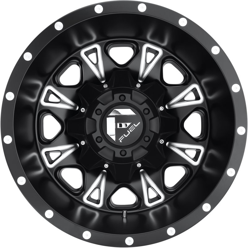 Fuel Off-Road Wheels | Throttle Dually D513 17x6.5 ET-129 - Black / Milled