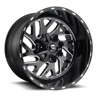 Fuel Off-Road Wheels | Triton D581 20x9.0 ET20 - Gloss Black / Milled