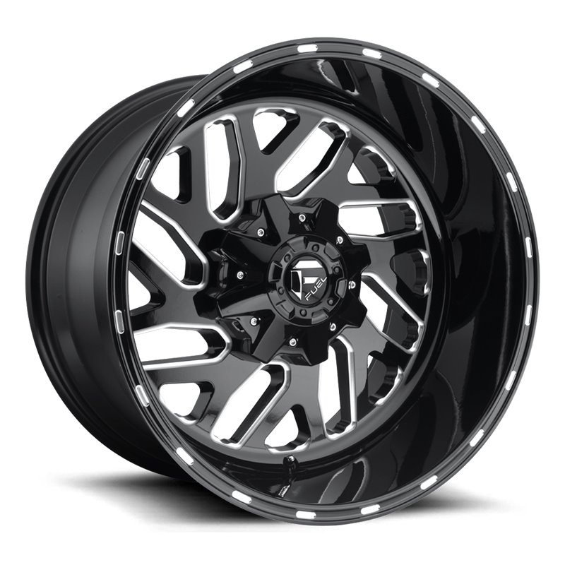 Fuel Off-Road Wheels | Triton D581 22x12.0 ET-43 - Gloss Black / Milled