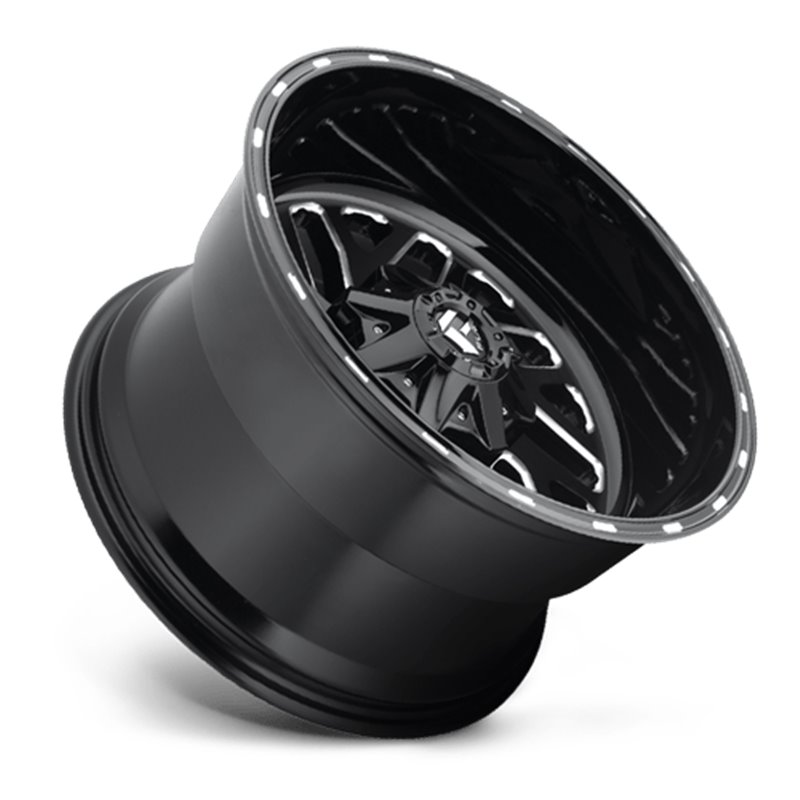 Fuel Off-Road Wheels | Triton D581 22x12.0 ET-43 - Gloss Black / Milled