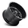 Fuel Off-Road Wheels | Triton D581 22x12.0 ET-43 - Gloss Black / Milled