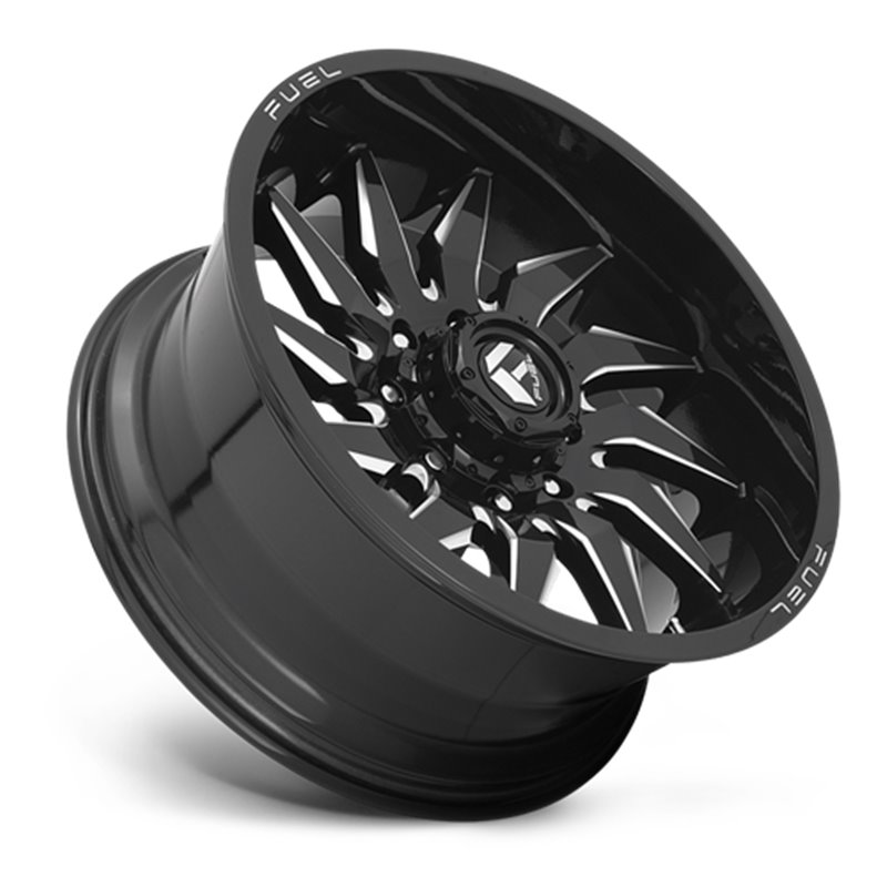 Fuel Off-Road Wheels | Saber D744 20x10.0 ET-18 - Gloss Black / Milled